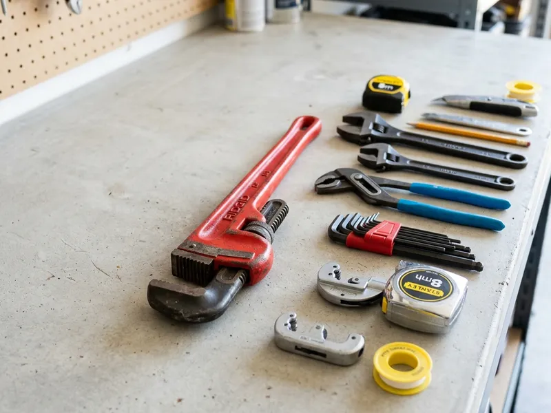 Professional plumbers in Ithaca, OH equipped with top-tier tools for residential and commercial plumbing services.